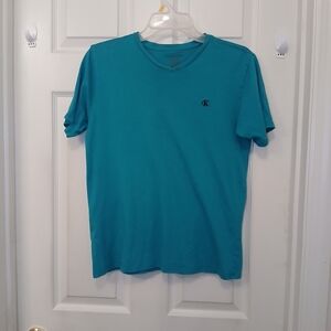 Calvin Klein T-Shirt Tee Youth Size L (14/16) Aqua